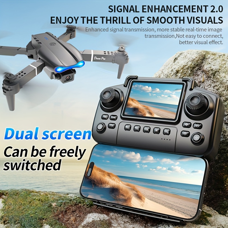 E99 PRO MAX: 듀얼 HD 카메라, 화면이 있는 - Drone Kit With Camera 리뷰 및 가격